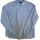 GAP Blue Linen Blend Button Up