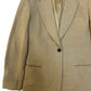 DKNY Beige Herringbone Wool Blazer