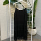 L'Vow Black Fringe Party Dress