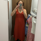 Lululemon Orange Maxi Dress