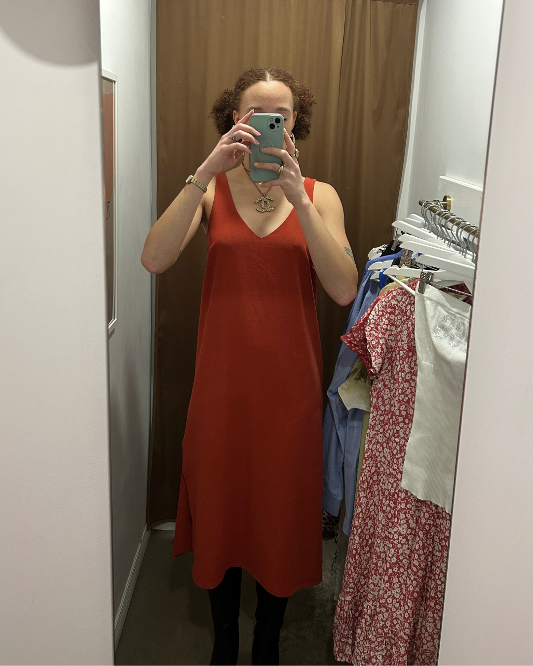 Lululemon Orange Maxi Dress