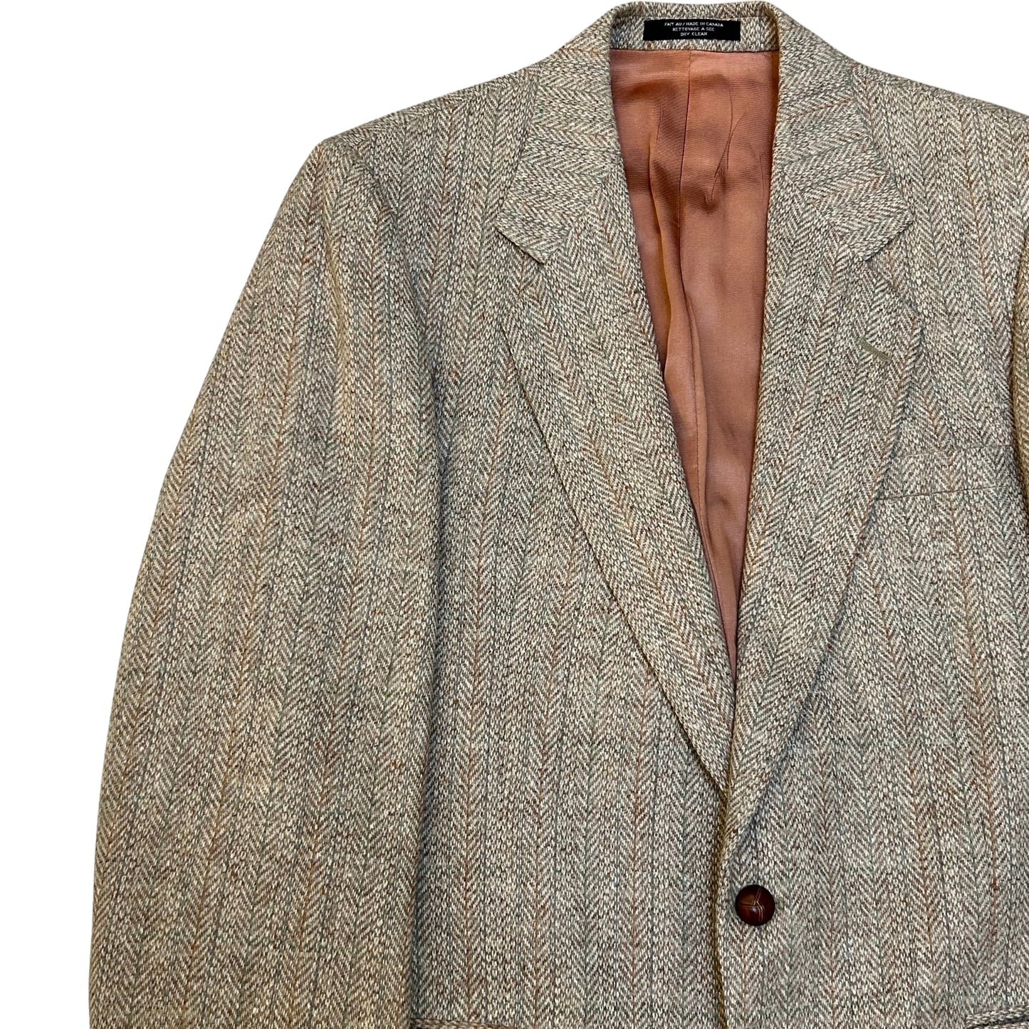 Boulevard Club Beige-Grey Linen-ish Blazer