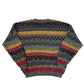 Pronto Uomo Grey Colourful Knitted Sweater