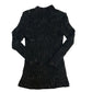 Vintage Black Beaded & Sequins Open Jacket