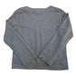 A. Byer Blue Grey Metallic 90s Top