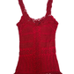 Le Chateau Pink Crochet Tank