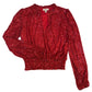 Tamara H Red Sequins Top