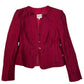 Armani Magenta Textured Cropped Blazer