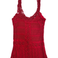 Le Chateau Pink Crochet Tank