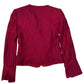 Armani Magenta Textured Cropped Blazer