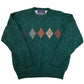 Oscar Jacobson Green Knitted Lined Sweater