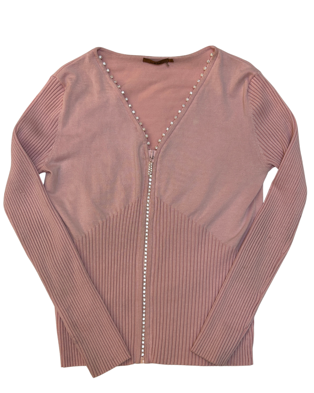 Belldini Baby Pink Rhinestone Sweater