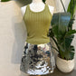 H&M Silver Sequins Disco Mini Skirt