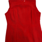 Braemar Red Linen-Like Tailored Dress