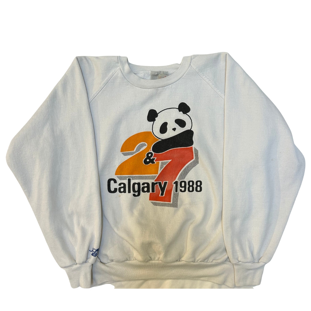 Calgary 1988 Off White Crewneck