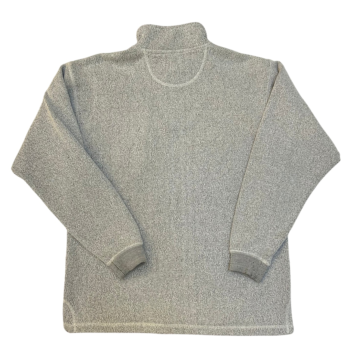 Fujifilm Grey Textured Quarter Zip Sweater