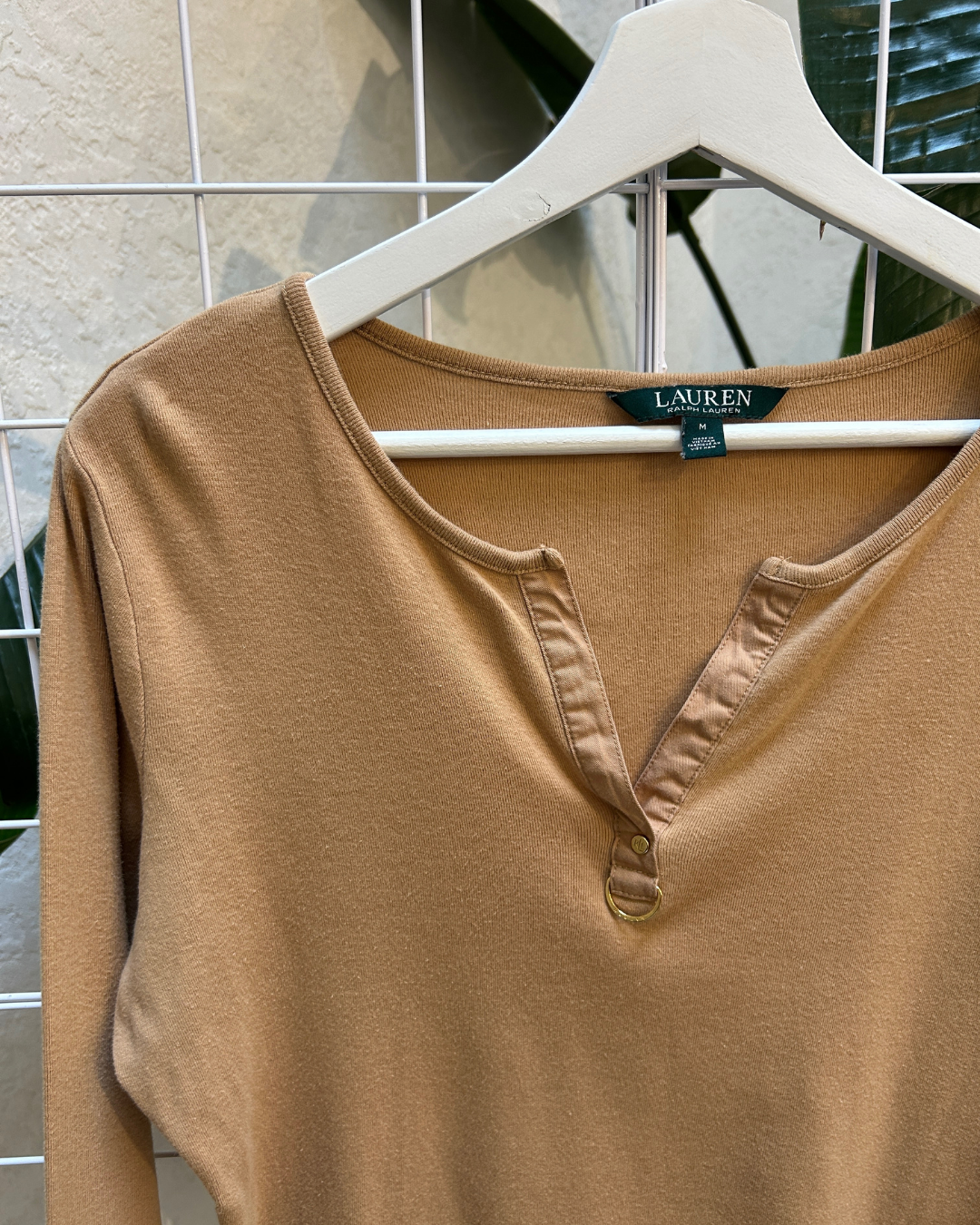 Ralph Lauren Light Brown Knit Top