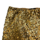 H&M Matte Gold Sequin Mini Skirt