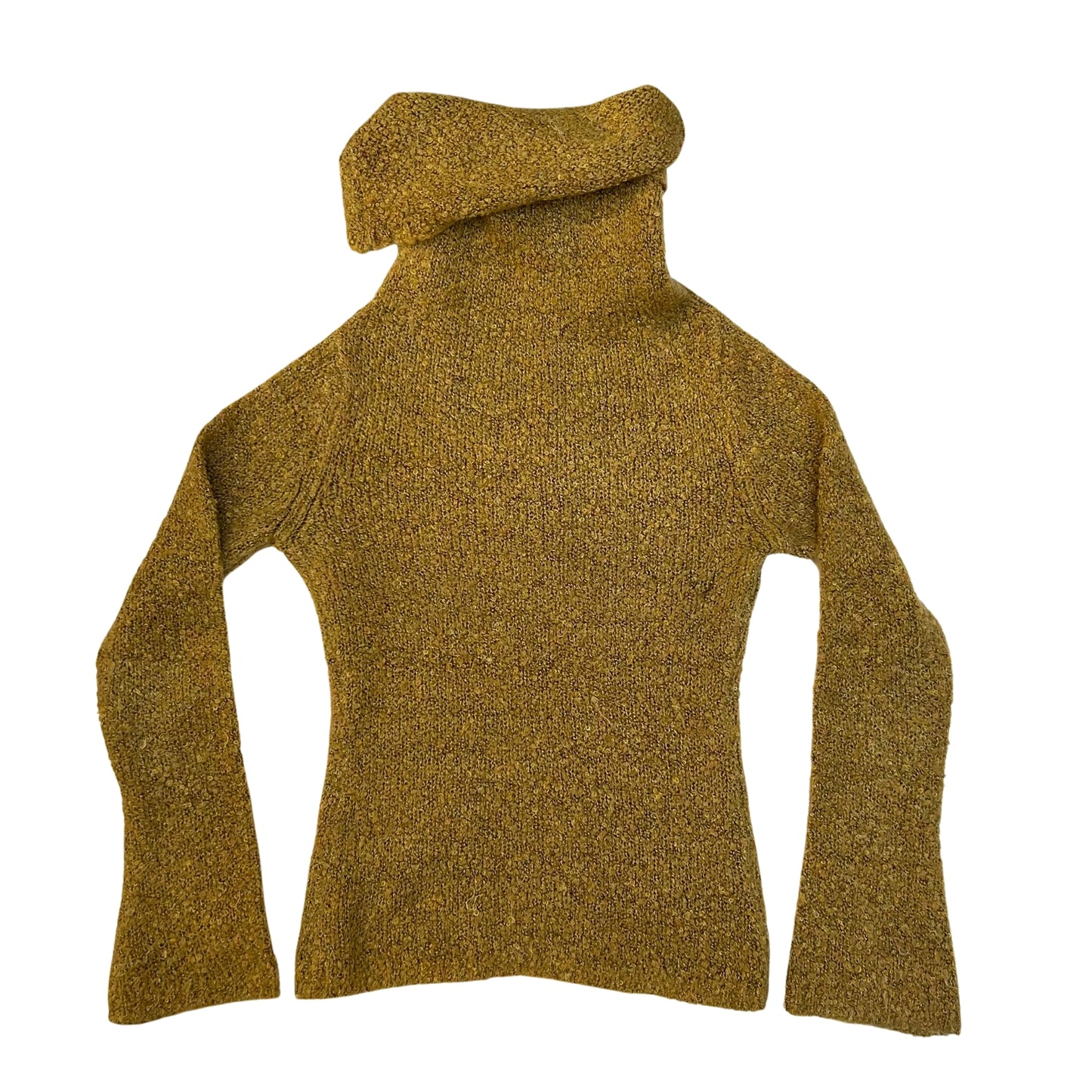 Ghajar Ghajar Yellow-Brown Boucle Turtleneck