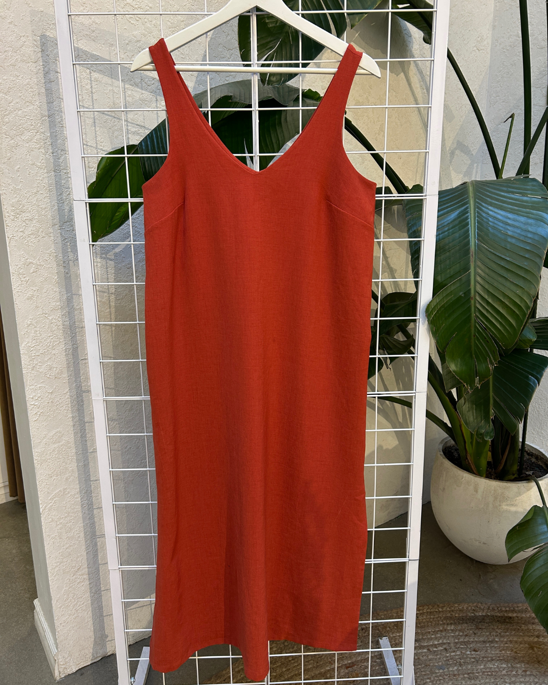 Lululemon Orange Maxi Dress