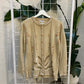 Duke Beige Knitted Embroidered Cardigan