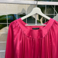 INC Fuchsia Satin Blouse