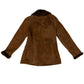 Cripple Creek Chocolate Brown Suede Coat