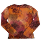 Finette Brown Pink Orange Paisley Knit Top