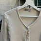 Pelican Cove Beige Ribbed Cardigan