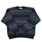 Tip Top Tailors Navy Purple Knitted Sweater