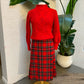 Banana Republic Bright Red Knitted Mockneck Sweater