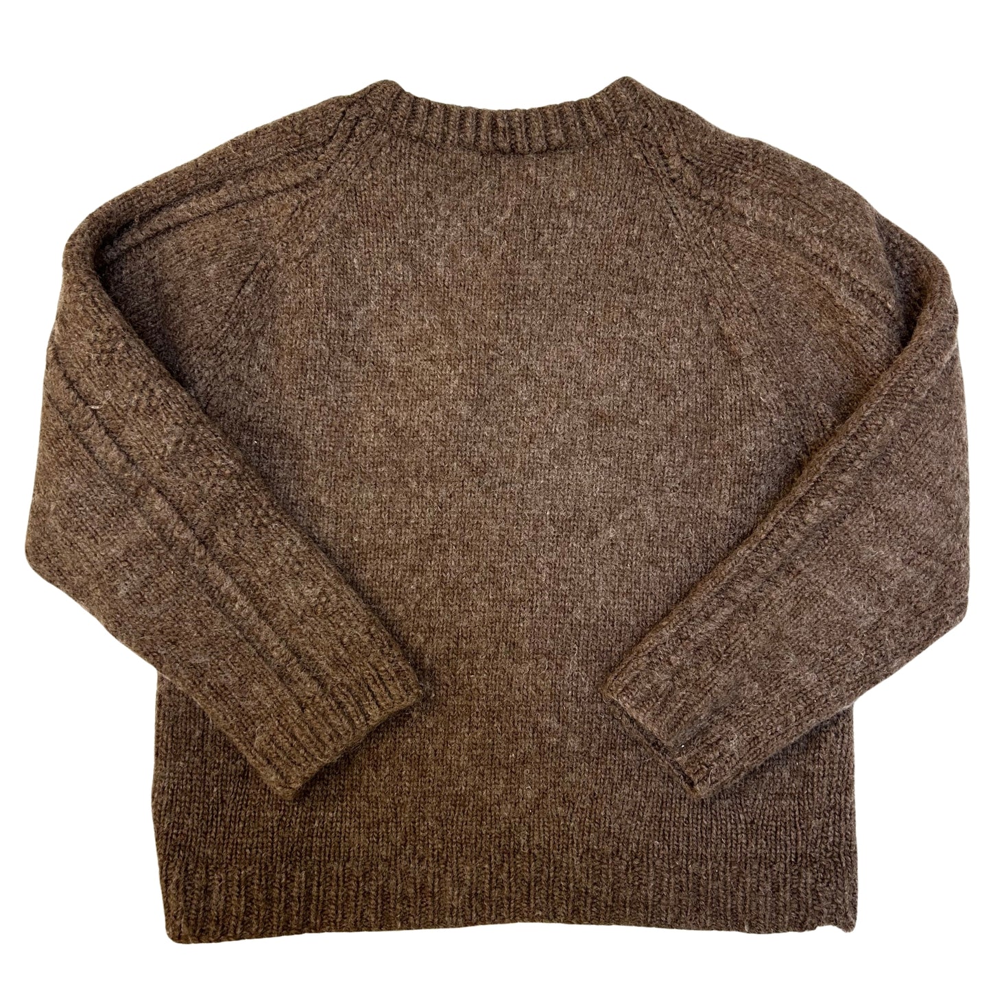 Homemade Knitted Brown Wool-ish Sweater