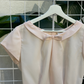 Malcolm Rowe Baby Pink Bow Top