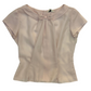 Malcolm Rowe Baby Pink Bow Top