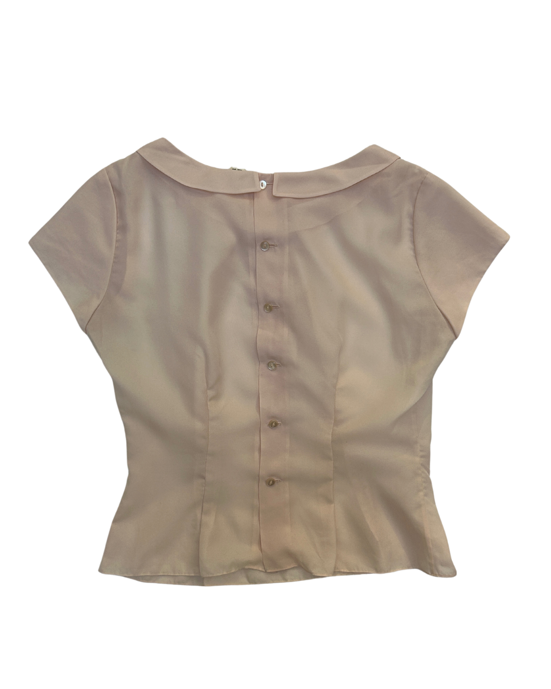 Malcolm Rowe Baby Pink Bow Top