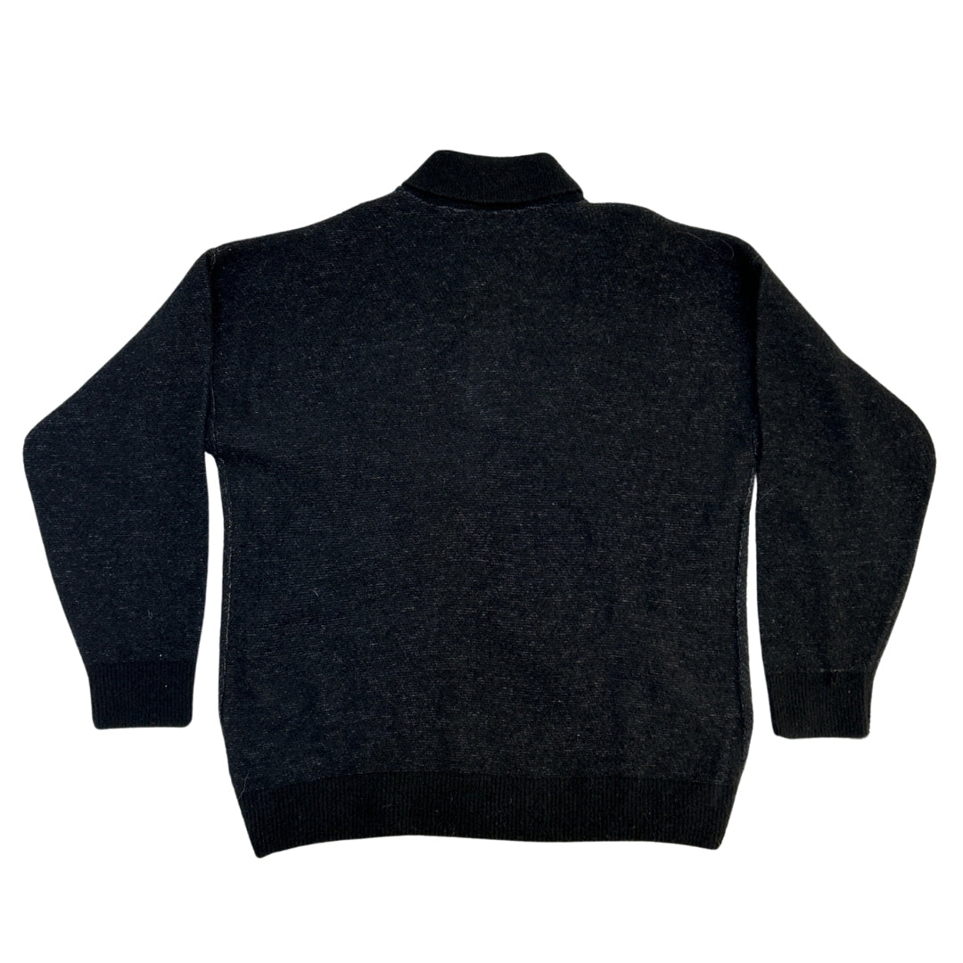 West Bay Polo Club Grey Colour Patterned Sweater