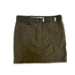 Dalia Collection Army Green Utility Mini Skirt