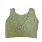 Green Knit Cropped Tank