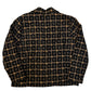 Vintage Black and Tan Tapestry Cropped Jacket