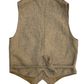 Chauvin Beige Wool Button Up Vest