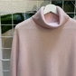 Bleu Gray Baby Pink Wool Sweater