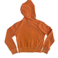 Bebe Peach Terry Cloth Cropped Zip Hoodie