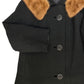 Woodward's Black Fur Collar Coat