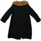 Woodward's Black Fur Collar Coat