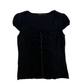 BCBG Black Ribbed Knit Rhinestone Top