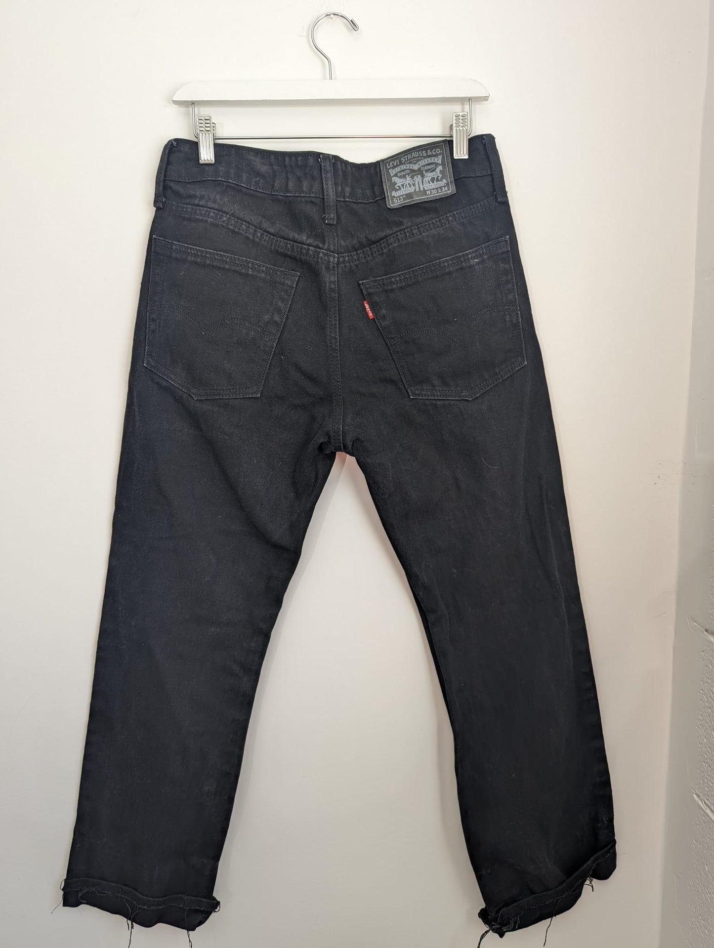 Levi's Black 513 Jeans - Size 30