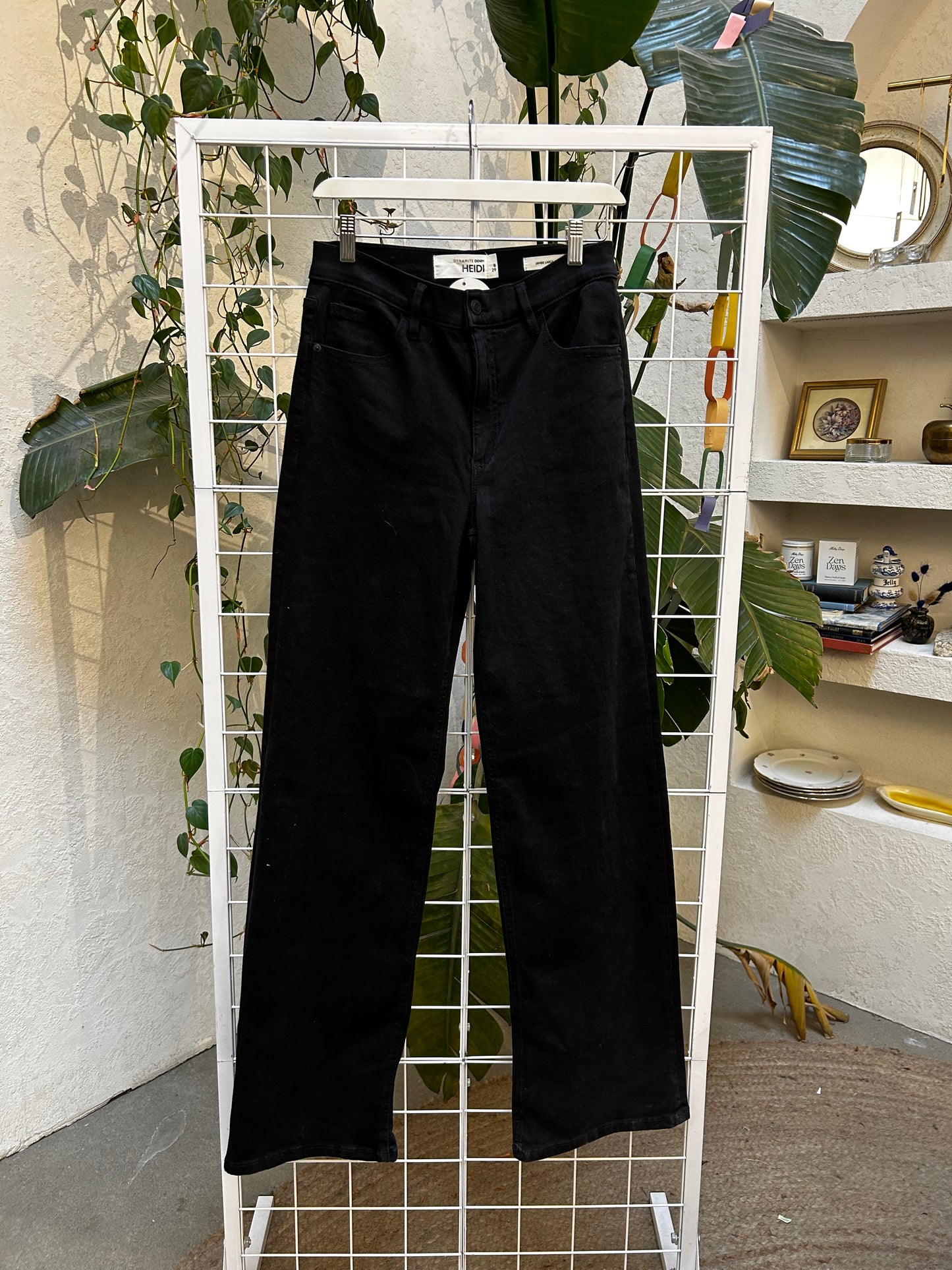 Dynamite "Heidi" Black Wide Leg Denim